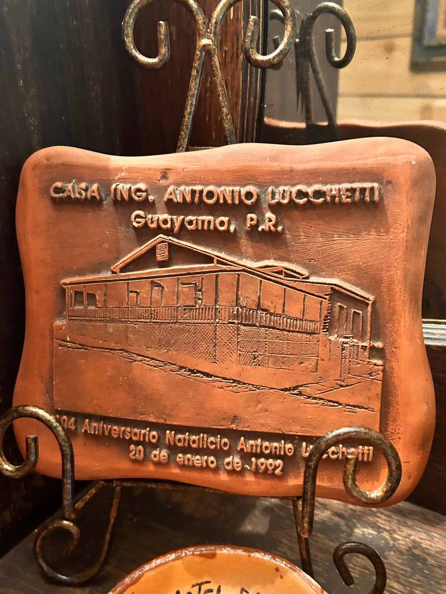 Commemorative plaque