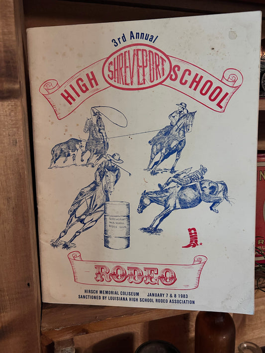 3rd Annual HS Rodeo Program 1983