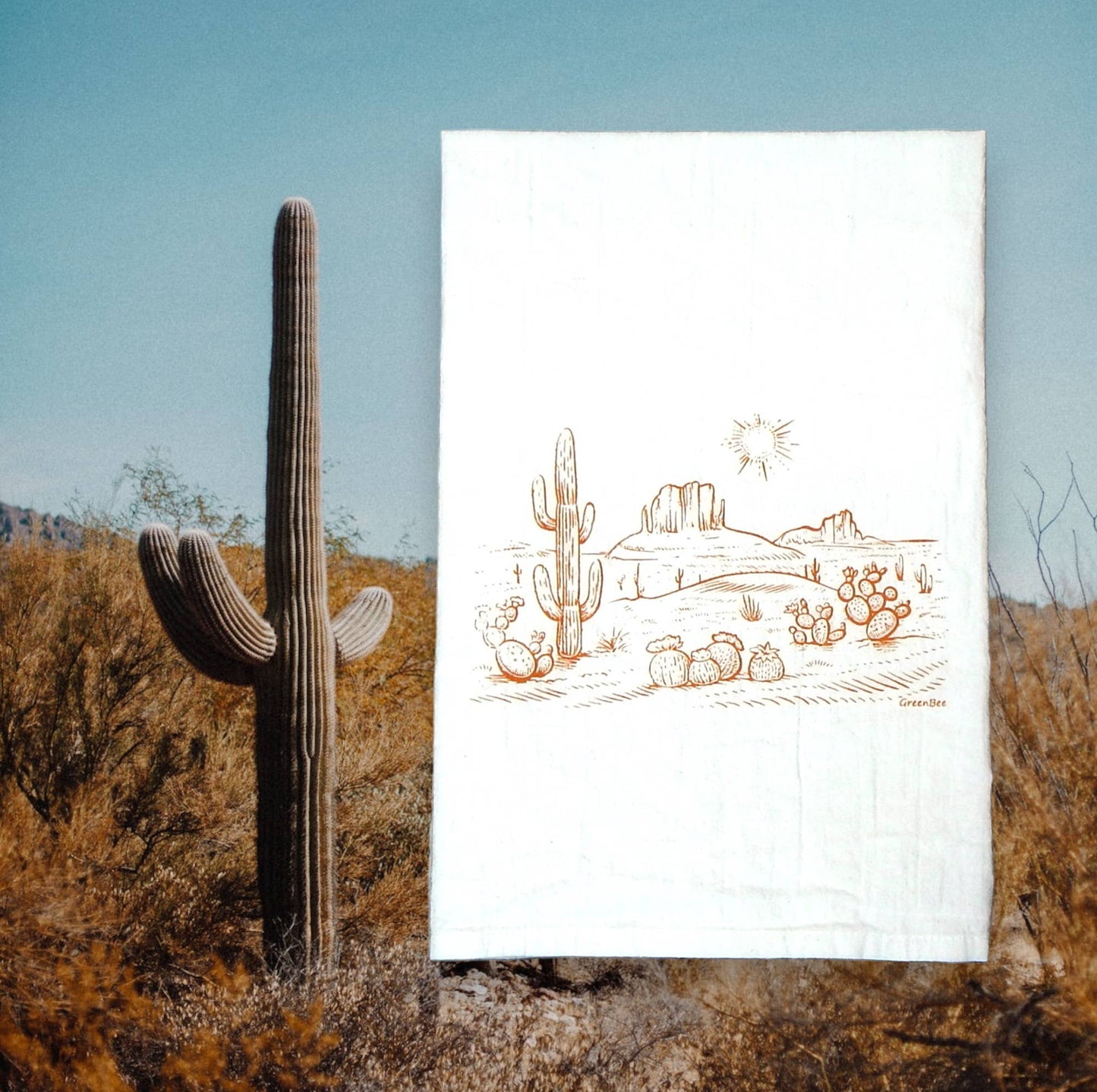 Cactus Kitchen Towel | Tea Towels | Arizona Dish Towels