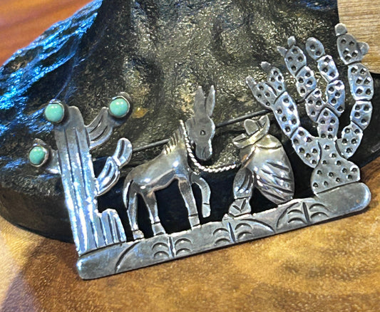 Plato Vintage Brooch