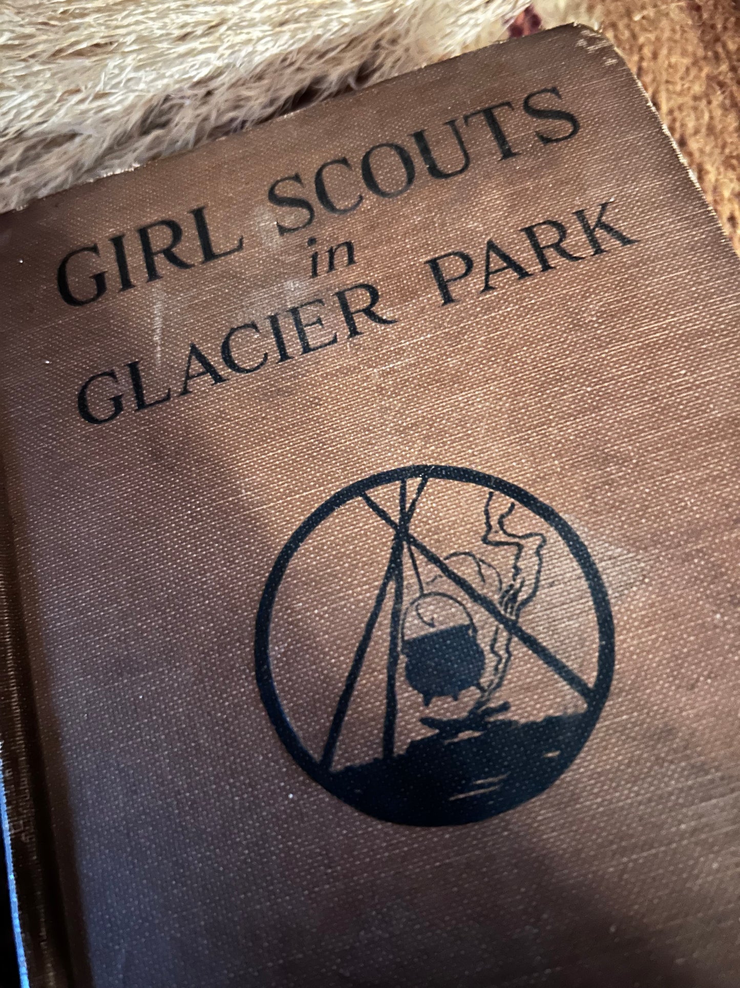 Vintage Hard Cover Girl Scouts in Glacier Park