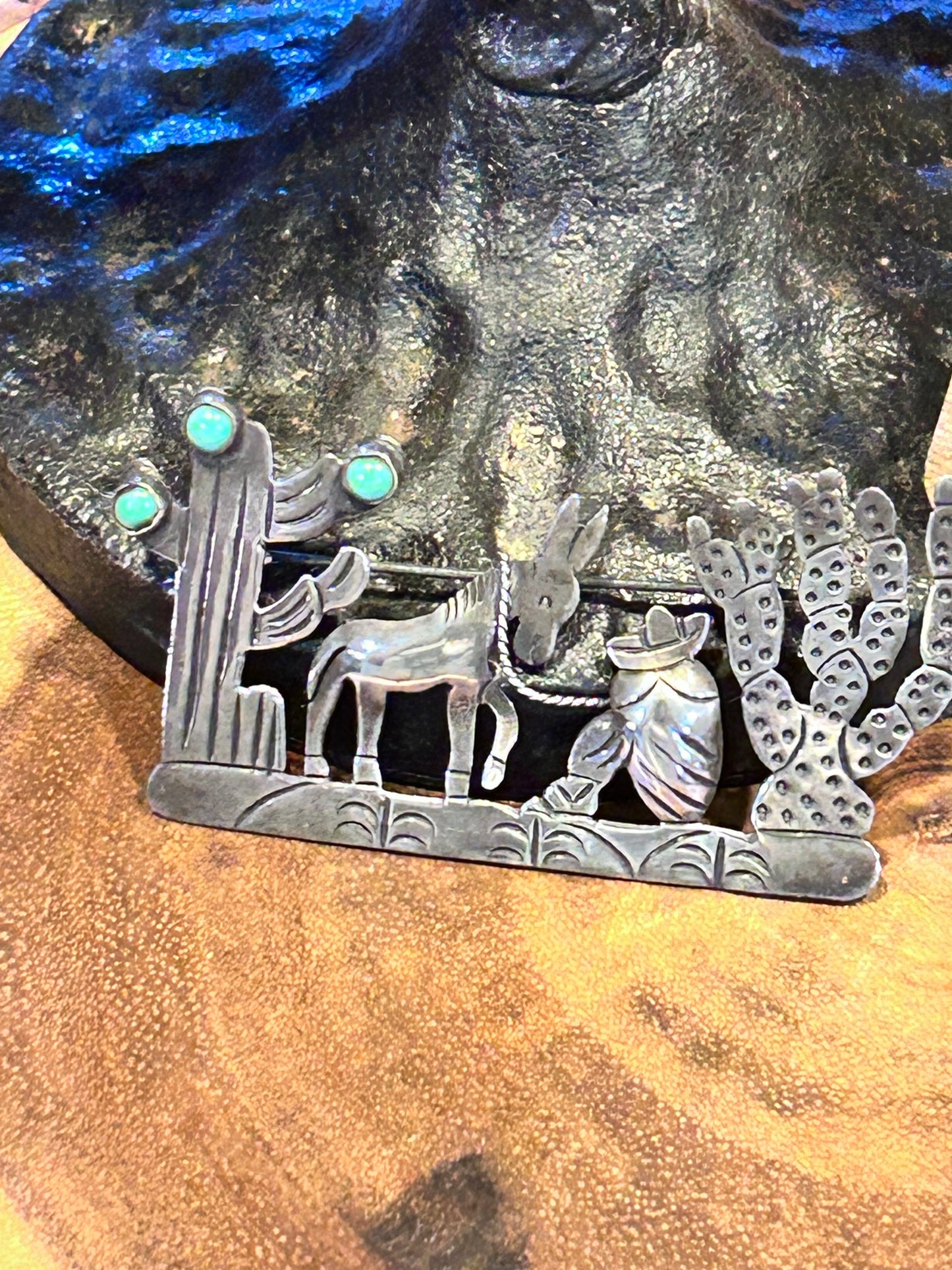 Plato Vintage Brooch