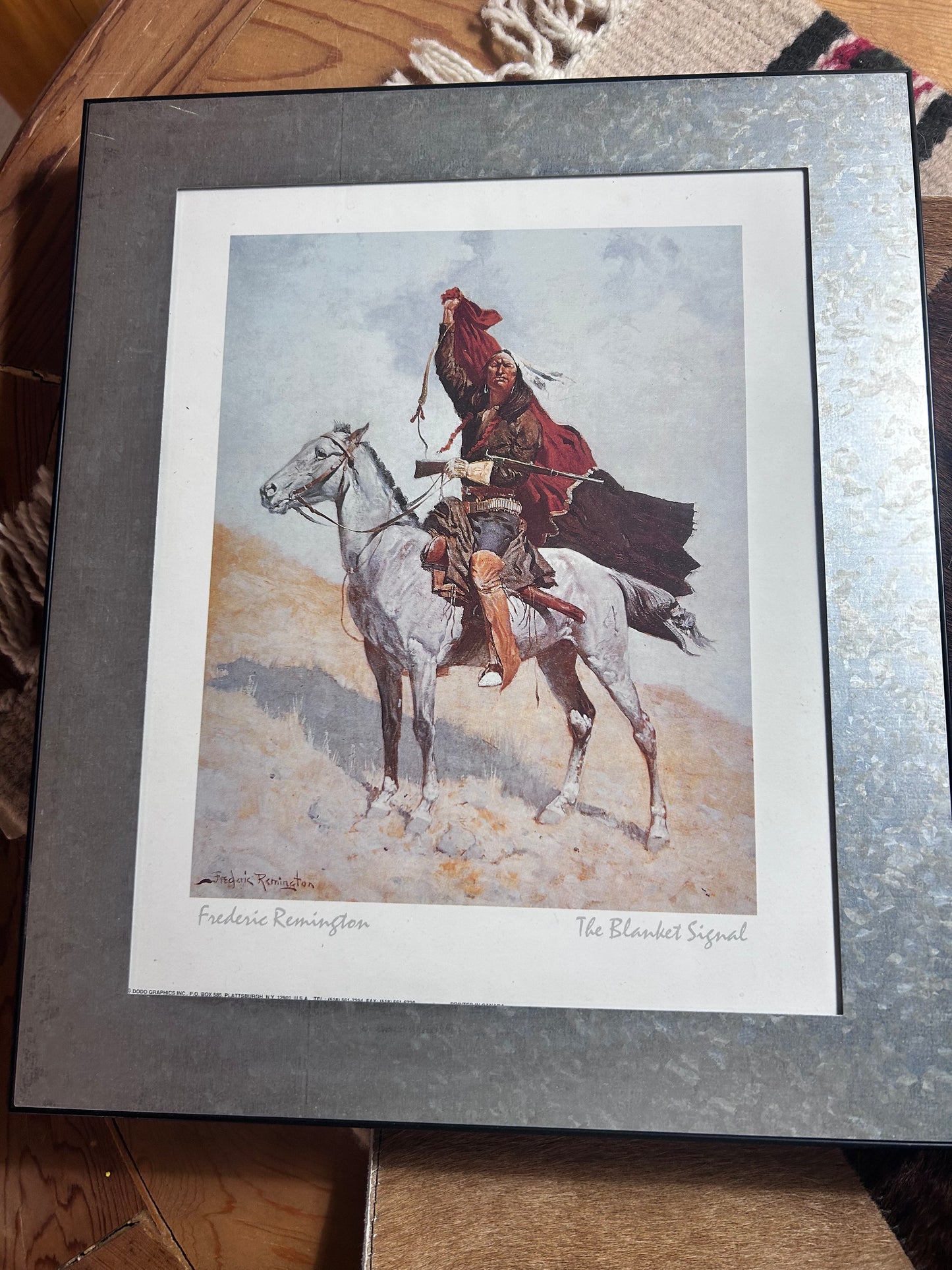 Framed Fredrick Reminigton Print