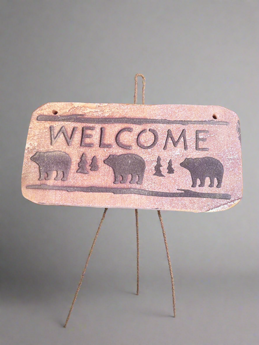 Impressions Stone Welcome Sign