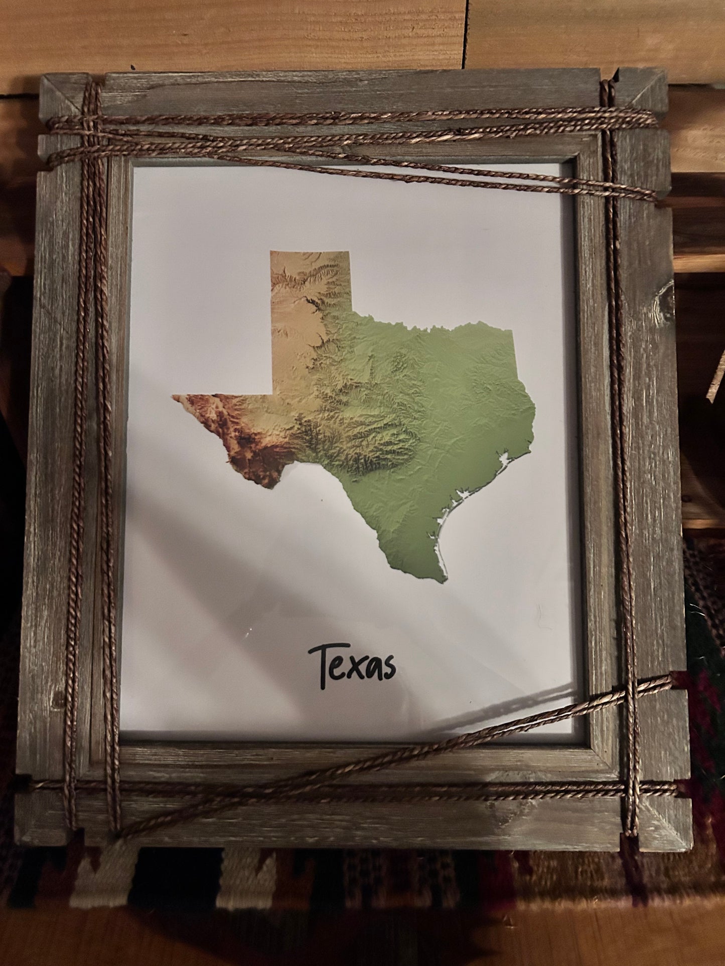 Texas Framed Picture