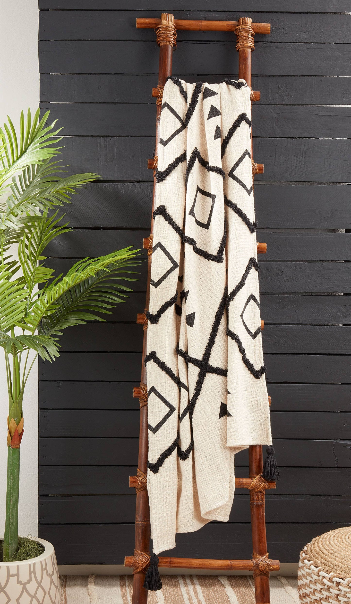 Diamond Tufted Throw