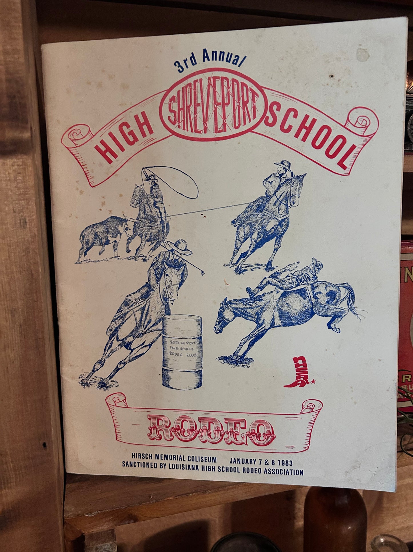 3rd Annual HS Rodeo Program 1983