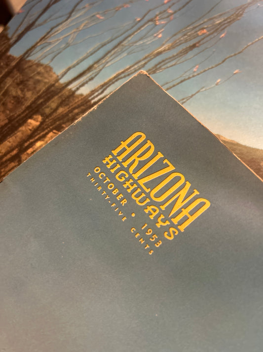 Vintage Arizona Highways October 1953