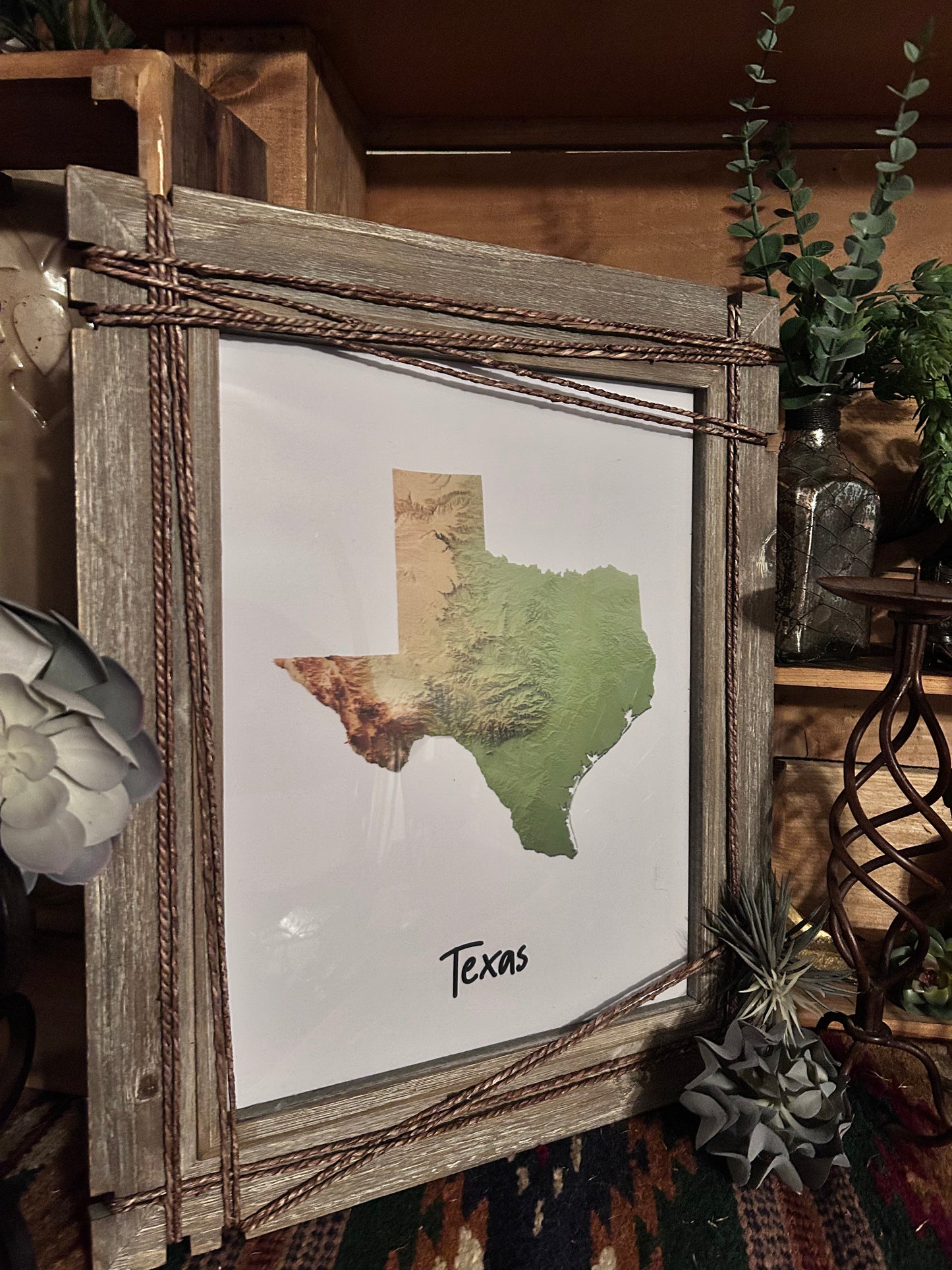 Texas Framed Picture