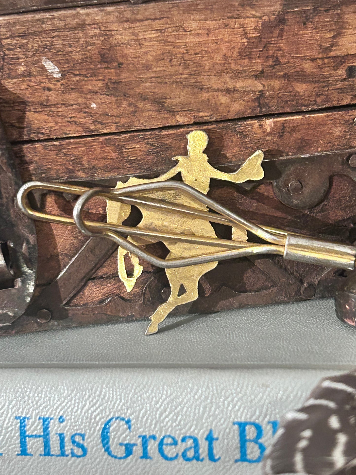 Vintage Bronc Rider tie clip