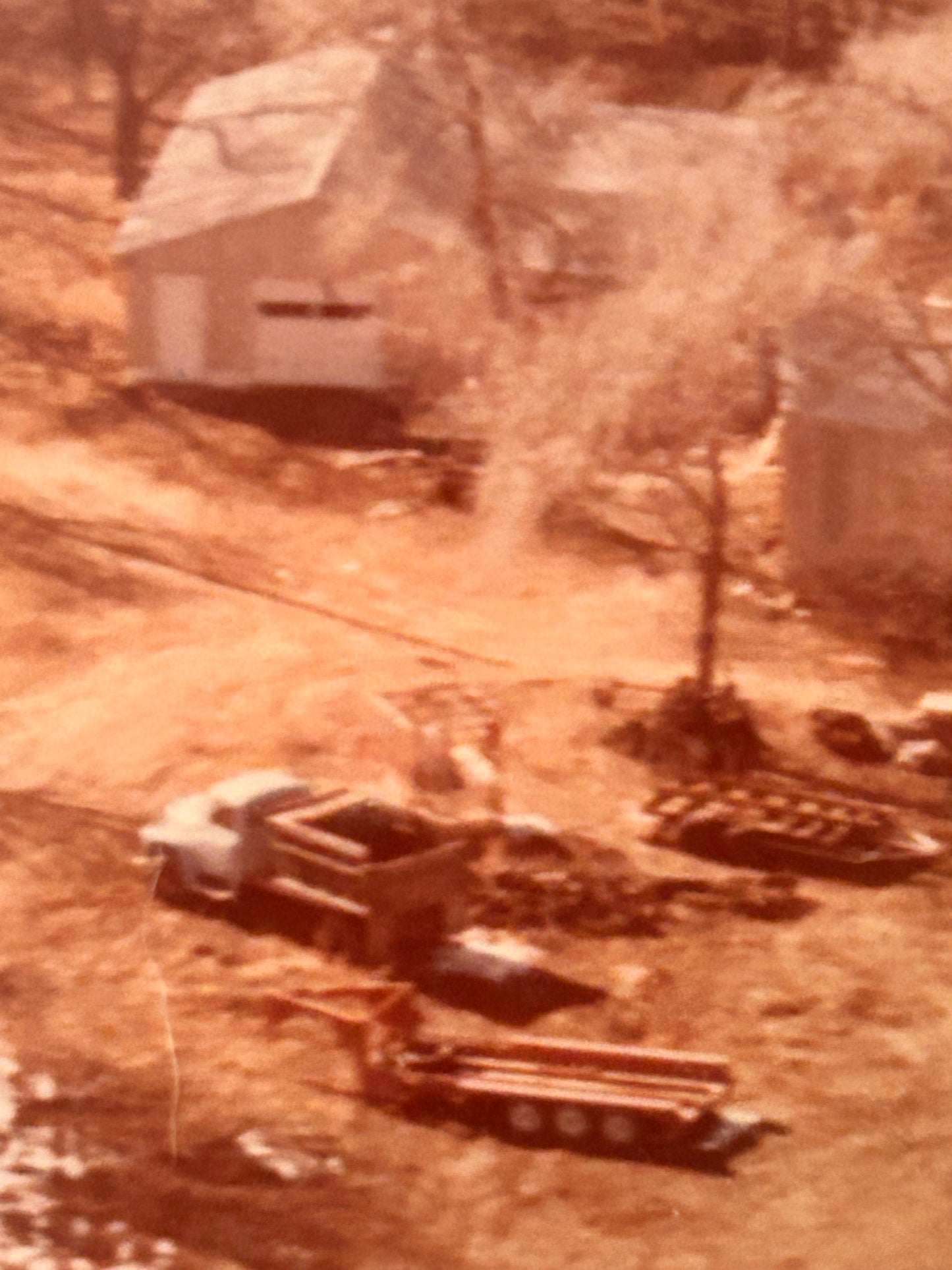 Vintage Homestead Photo in Frame