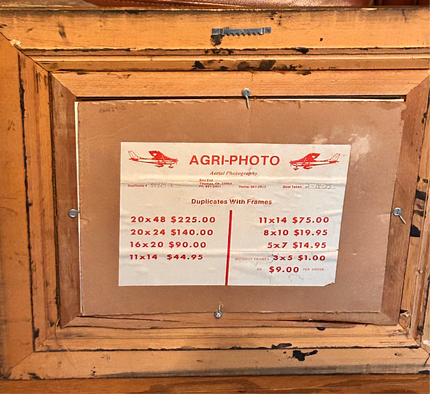 Vintage Homestead Photo in Frame